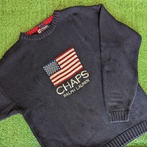 Ralph Lauren Chaps Knitted Sweater Mens M